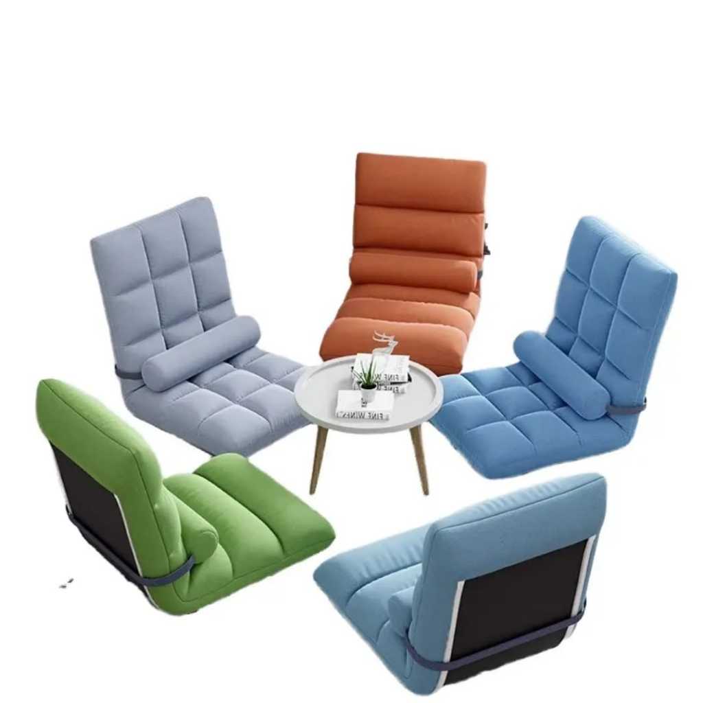 Kursi Lesehan Portable Kursi Lantai Lesehan Kursi Kamar Empuk Dengan Sandaran