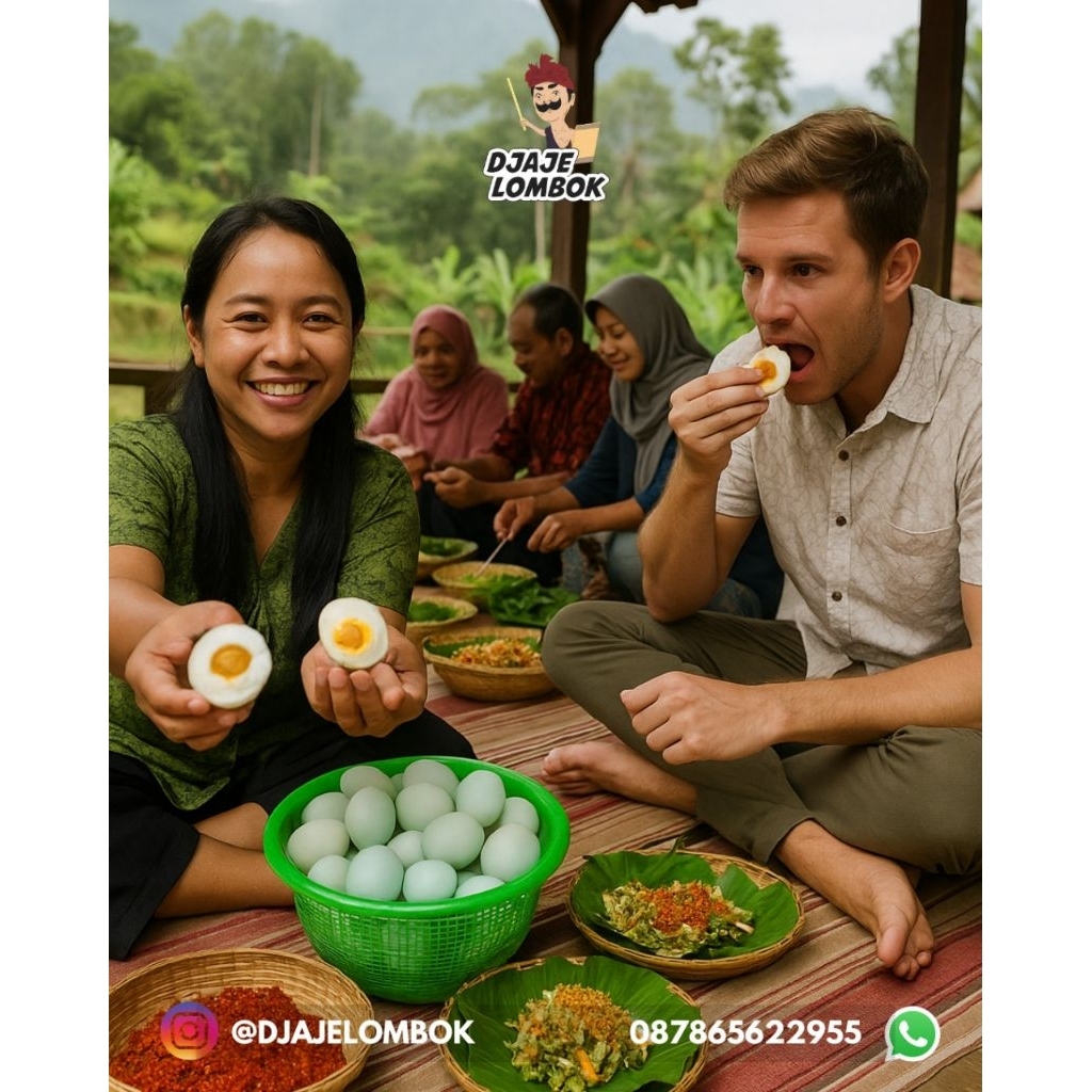 

1 KERANJANG OLEH-OLEH HALAL TELUR ASIN MATANG KHAS LOMBOK PREMIUM