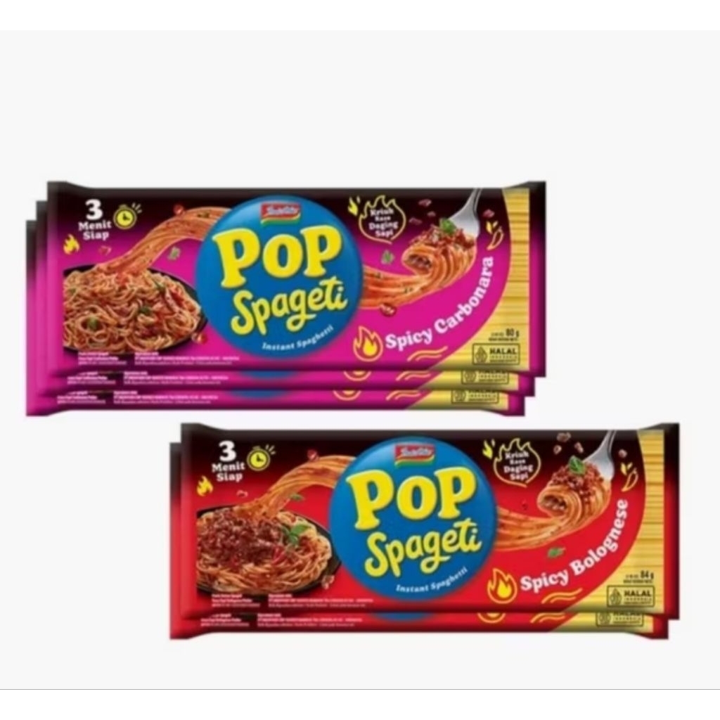 

Indomie Pop Spageti Instant 84g