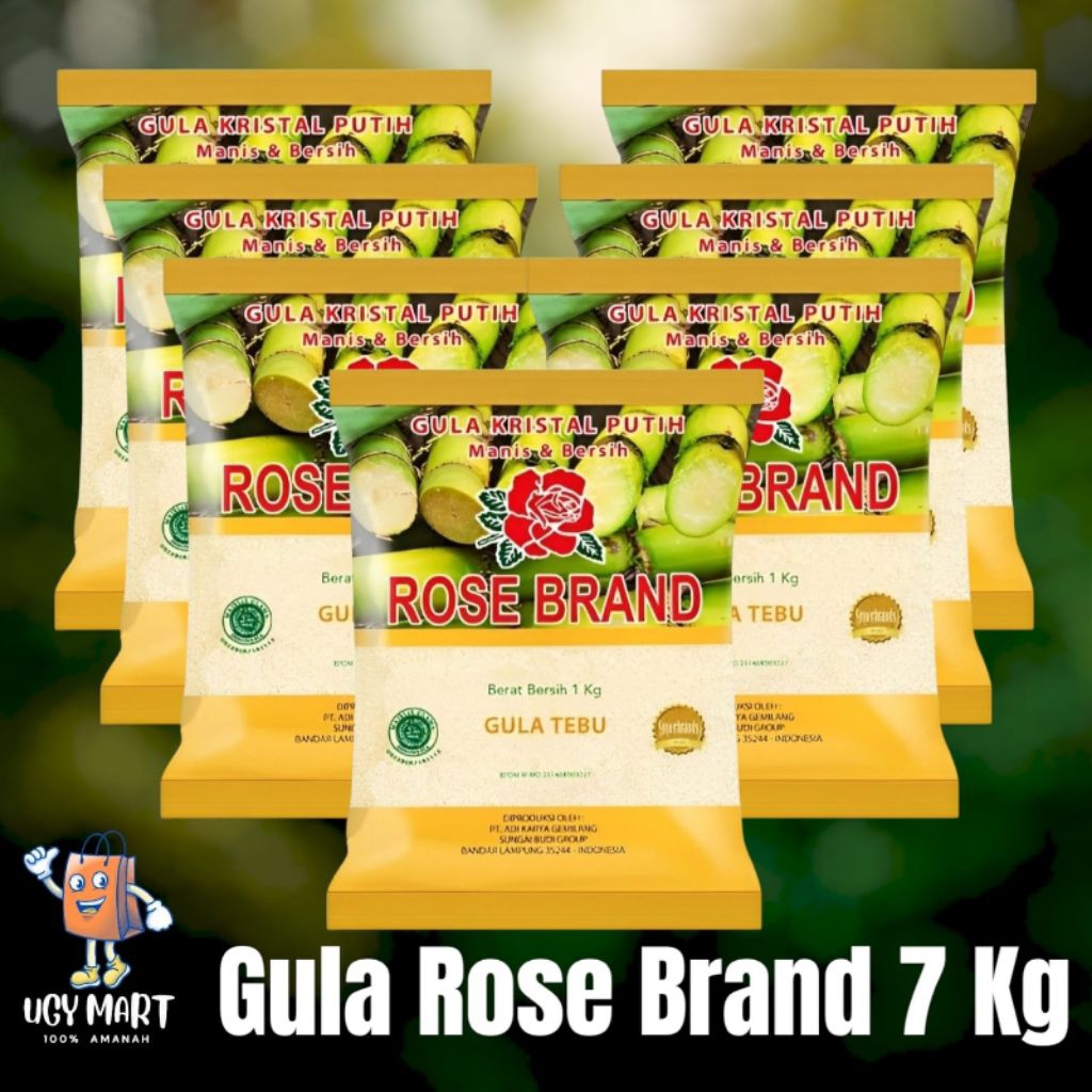 

Gula Pasir Rose Brand 1 Kg x 7 Pcs (7 kg)