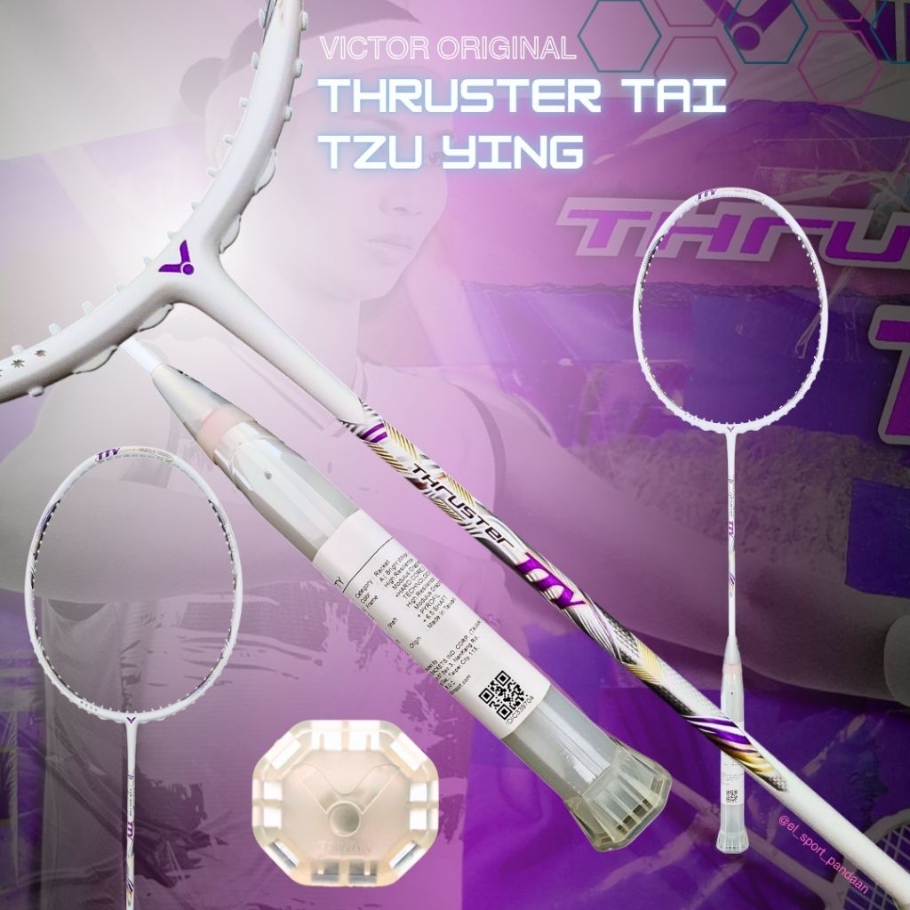 RAKET BADMINTON VICTOR THRUSTER TAI TZU YING /TK-TTY MADE IN TAIWAN || 100% ORIGINAL PRODUK