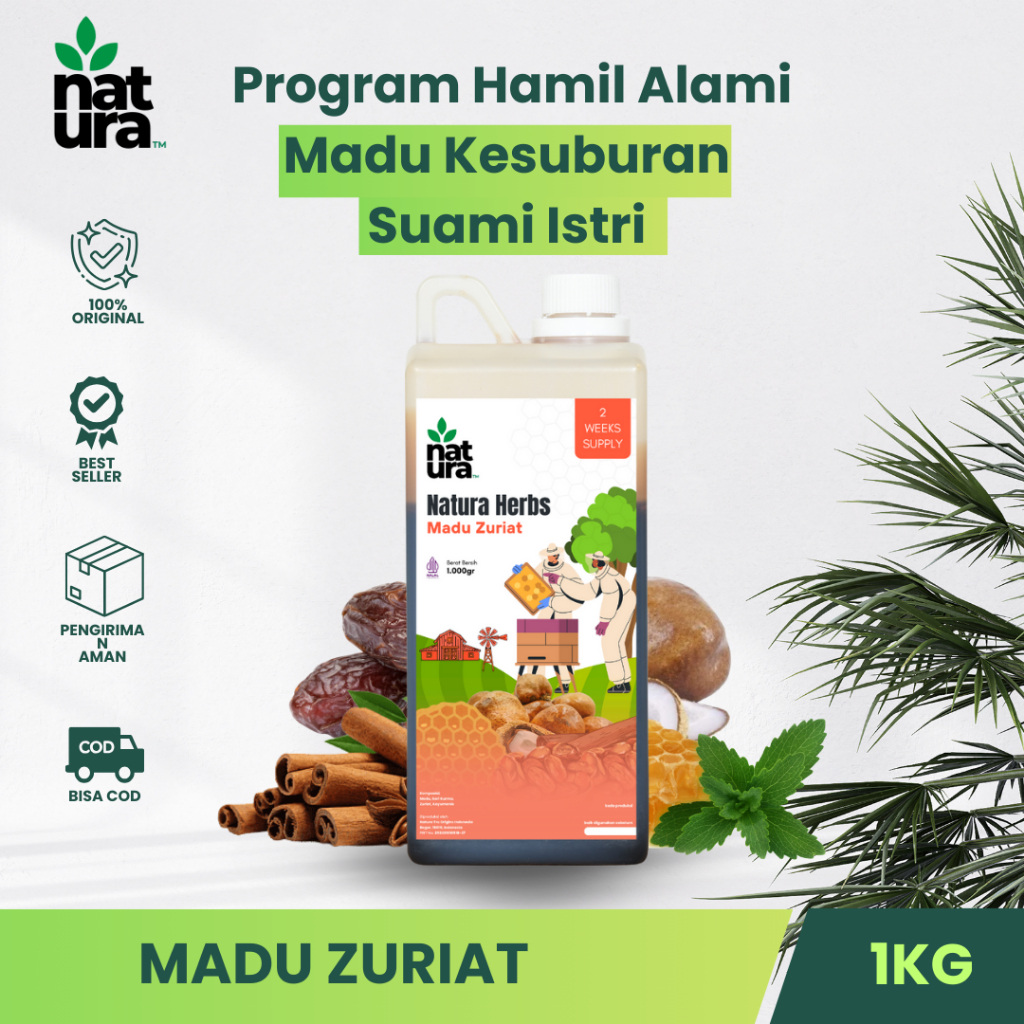 

Natura Origins Madu Zuriat 1kg Natura Herbs Madu Zuriat untuk Promil