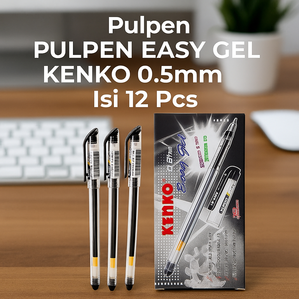 

PULPEN EASY GEL KENKO 0.5 mm Isi 12 pcs