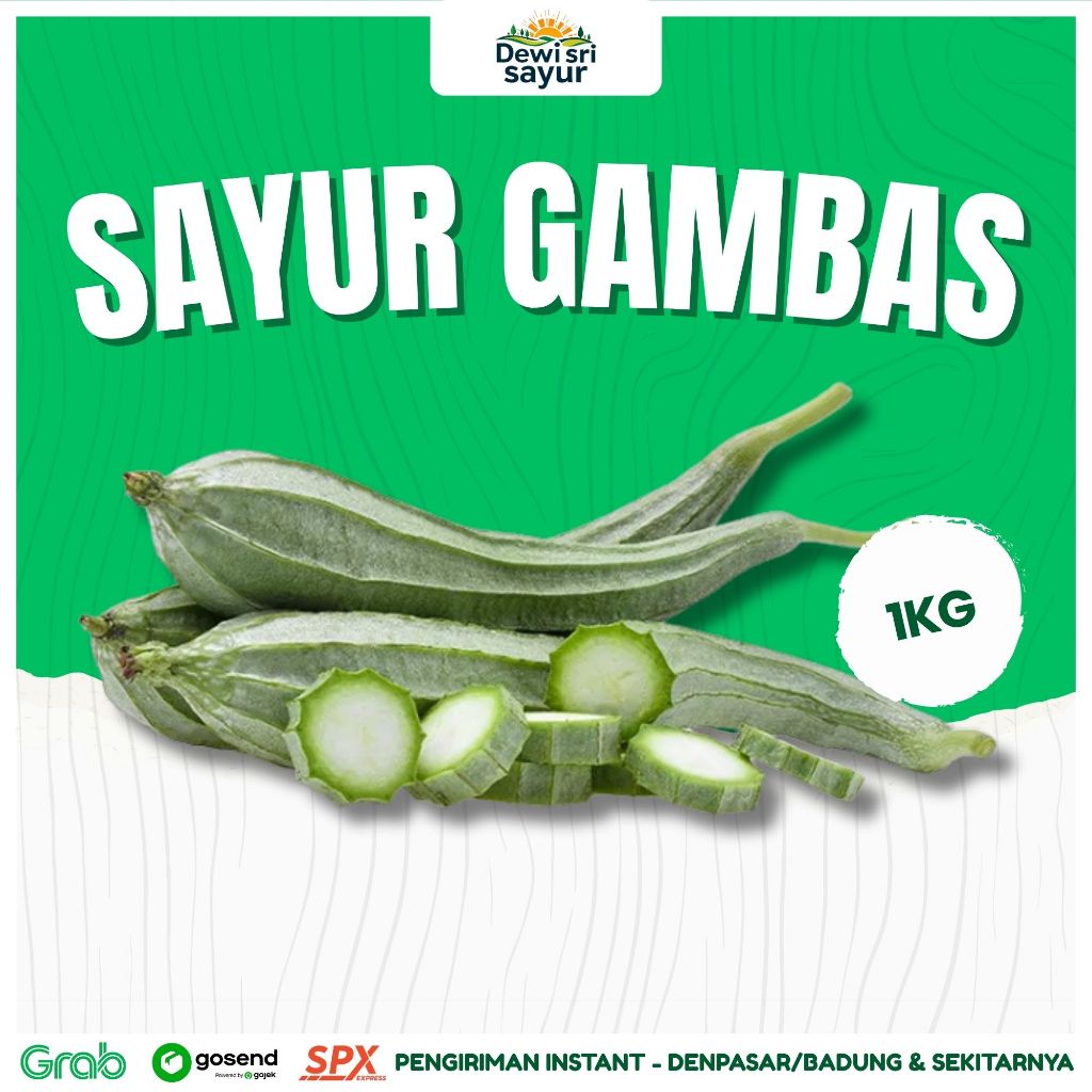 

Sayur Gambas / Oyong 1kg – Dewi Sri Sayur