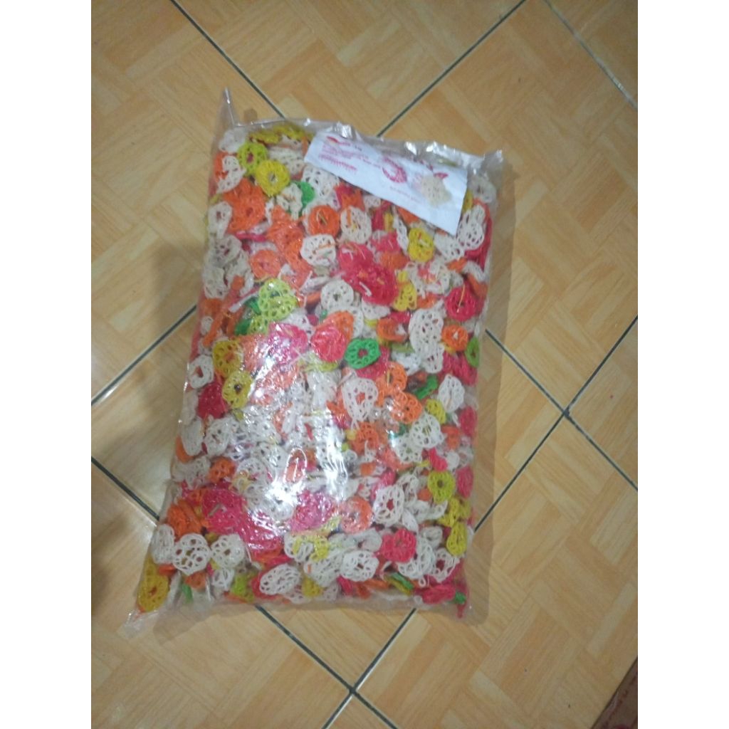 

Kerupuk mawar warna 5kg bisa COD