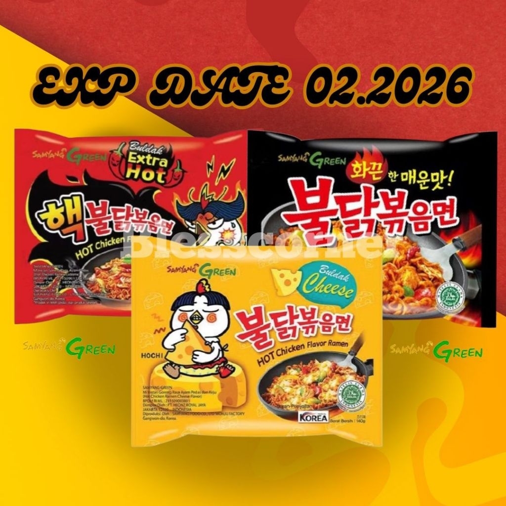 

Samyang Buldak Mie Samyang Samyang Halal Mie Samyang Original Samyang Carbonara Best Seller Samyang Cheese
