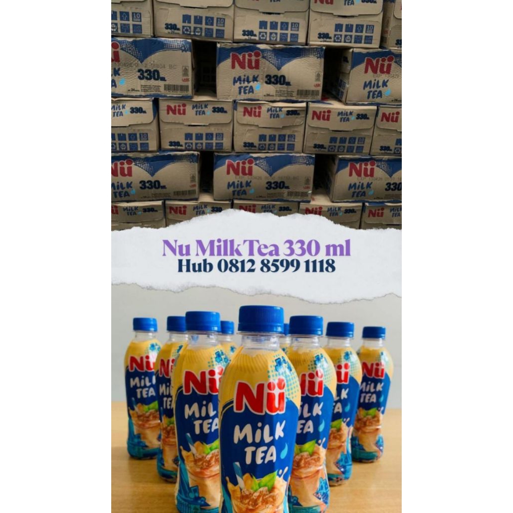 

Nu Milk Tea Ukuran 330 ml di jual per dus