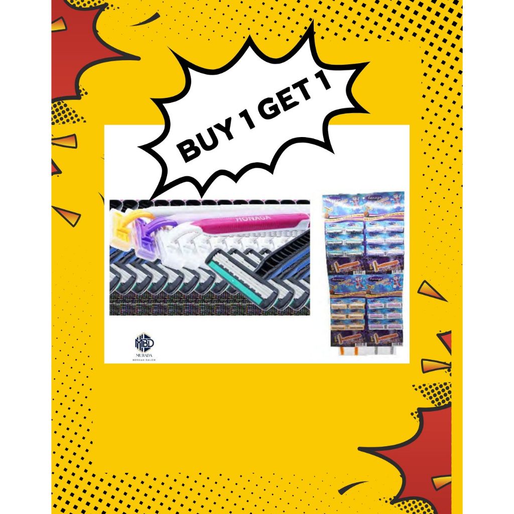 Alat Cukur Honaga Triple PLUS