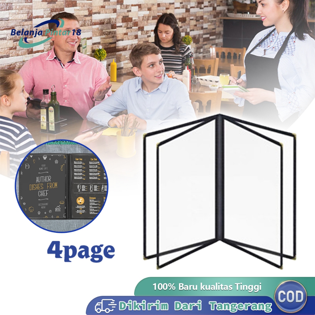 

4 Page A4 Buku Menu Restoran Kulit Cover Restaurant Menu Cover Menu Sampul Buku