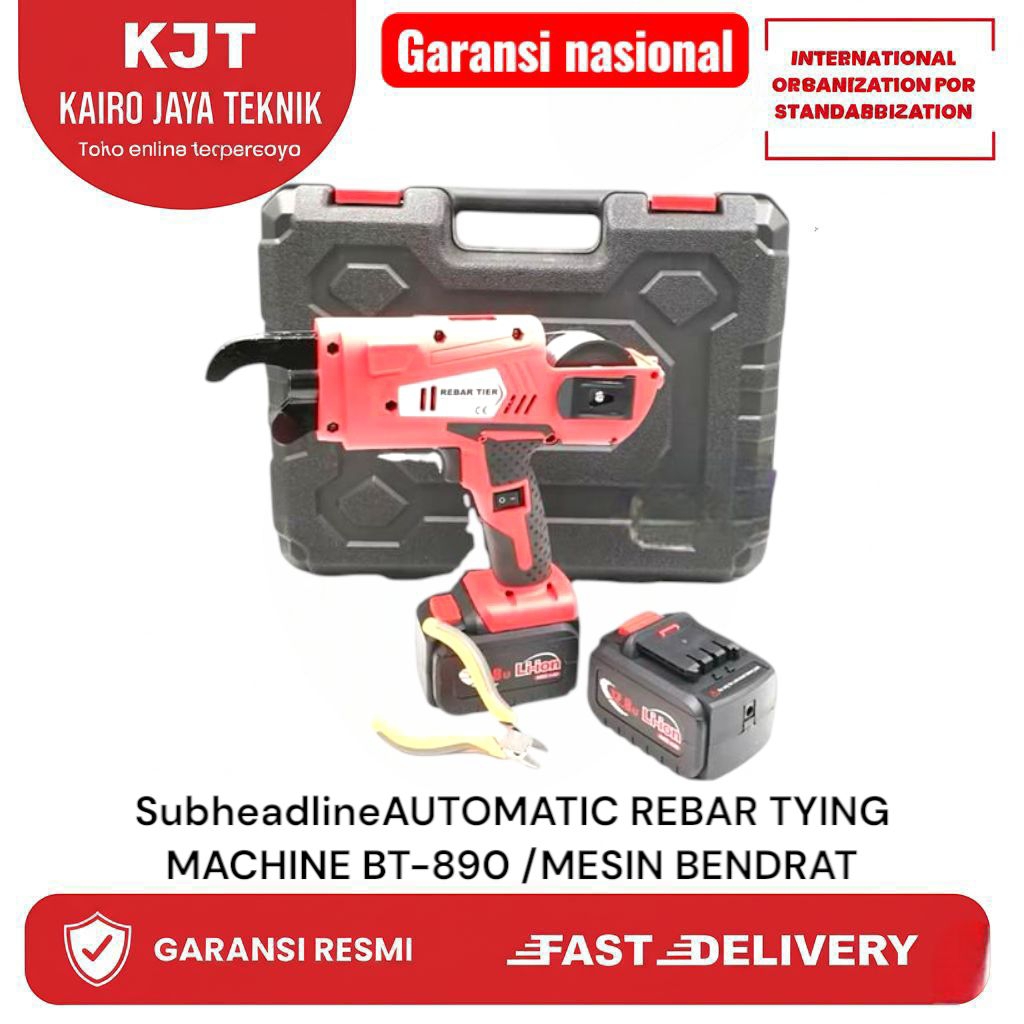 AUTOMATIC REBAR TYING MACHINE BT-890 /MESIN BENDRAT
