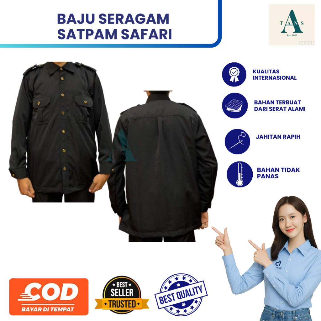 SATPAM SAFARI BAJU  SERAGAM SATPAM SAFARI  BAJU SERAGAM SATPAM SAFARI  BAJU