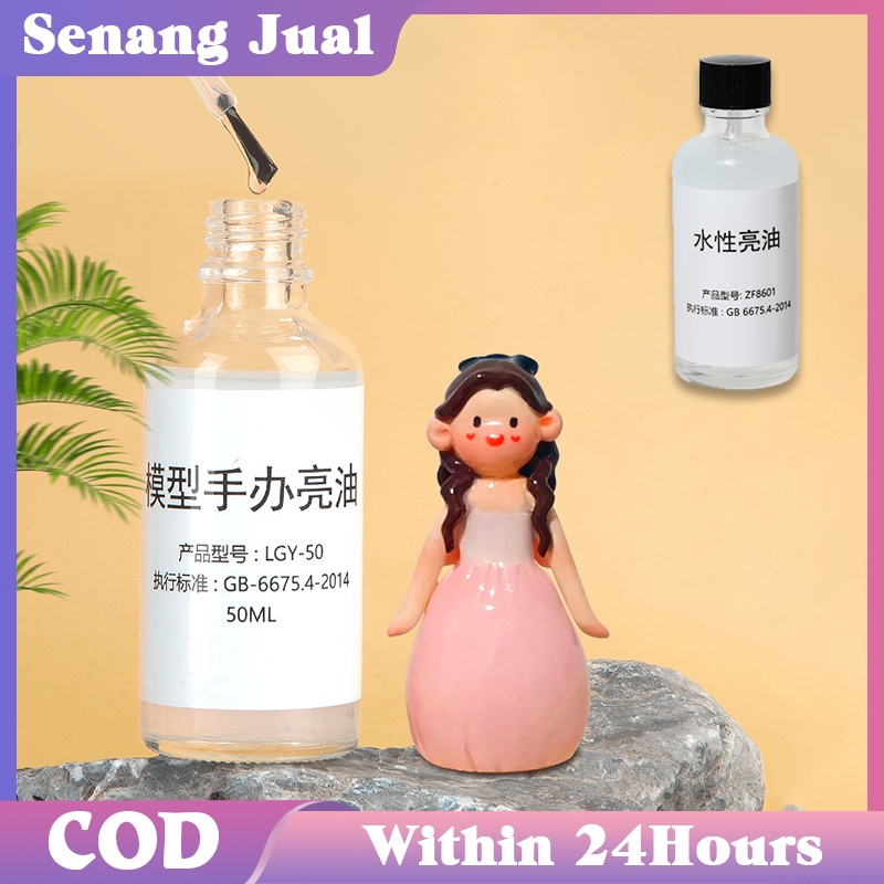 

50 Ml Vernish Clear Gloss Minyak Cerah Clay Varnish