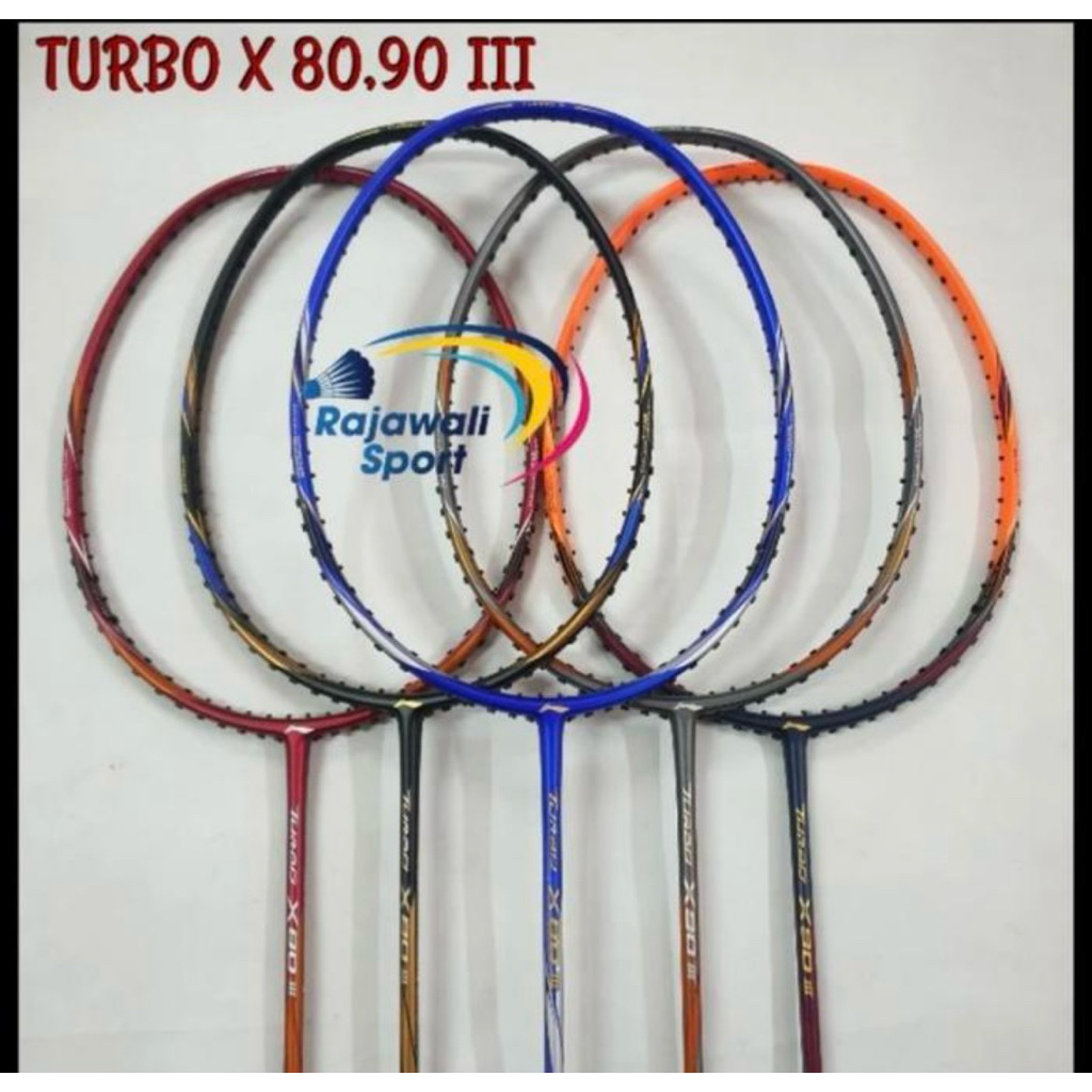Raket Badminton Lining Turbo X80 III, Turbo X90 III Original 100%