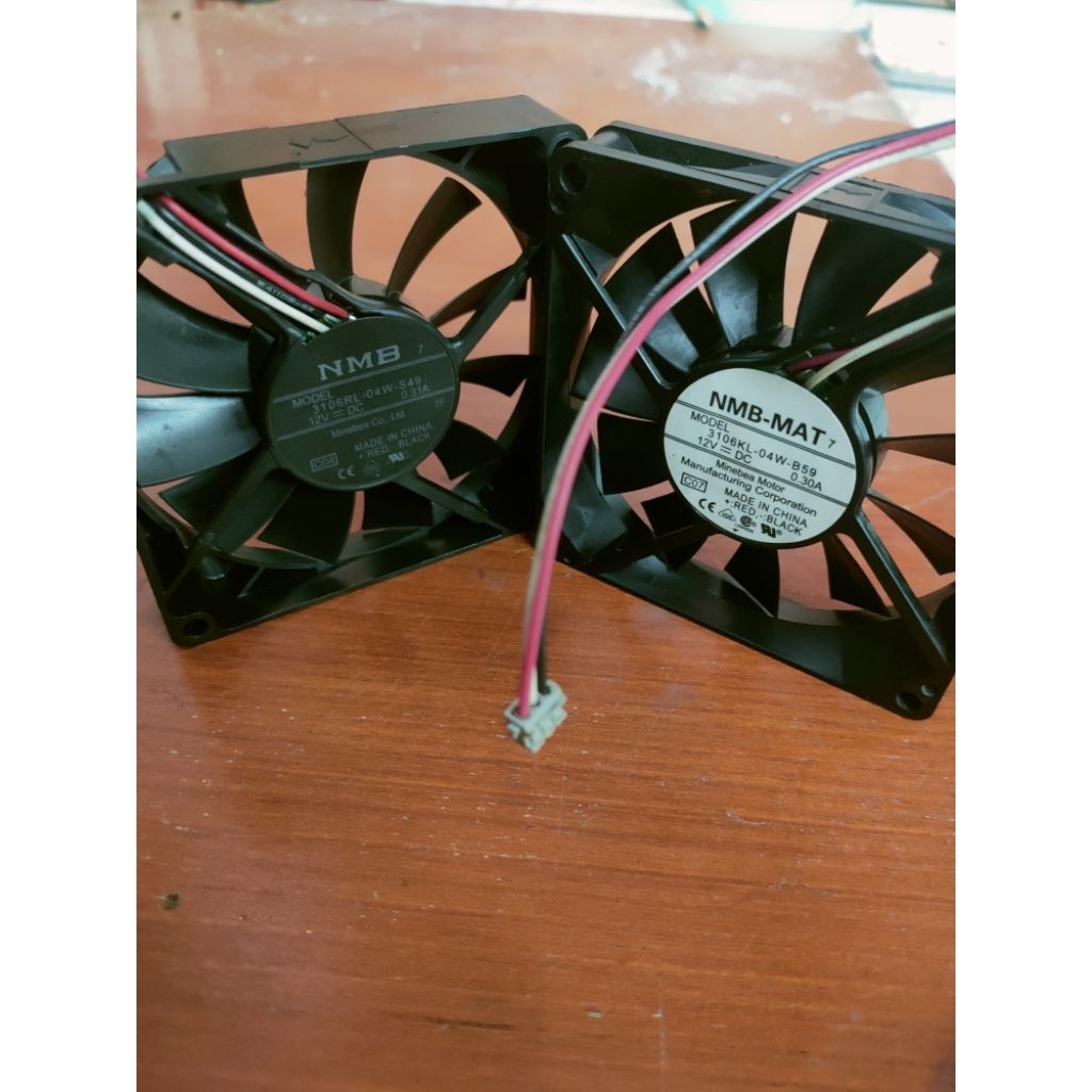 kipas/fan DC 12volt NMB 0.30-0.31a slim tipis higgsped 8cm