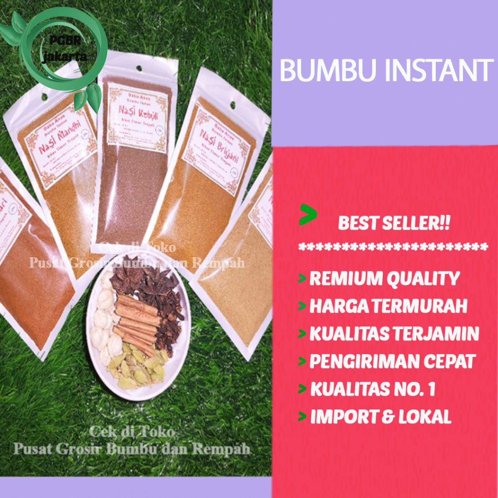 

20gr bumbu nasi kebuli bisa utk 1Liter beras Grosir