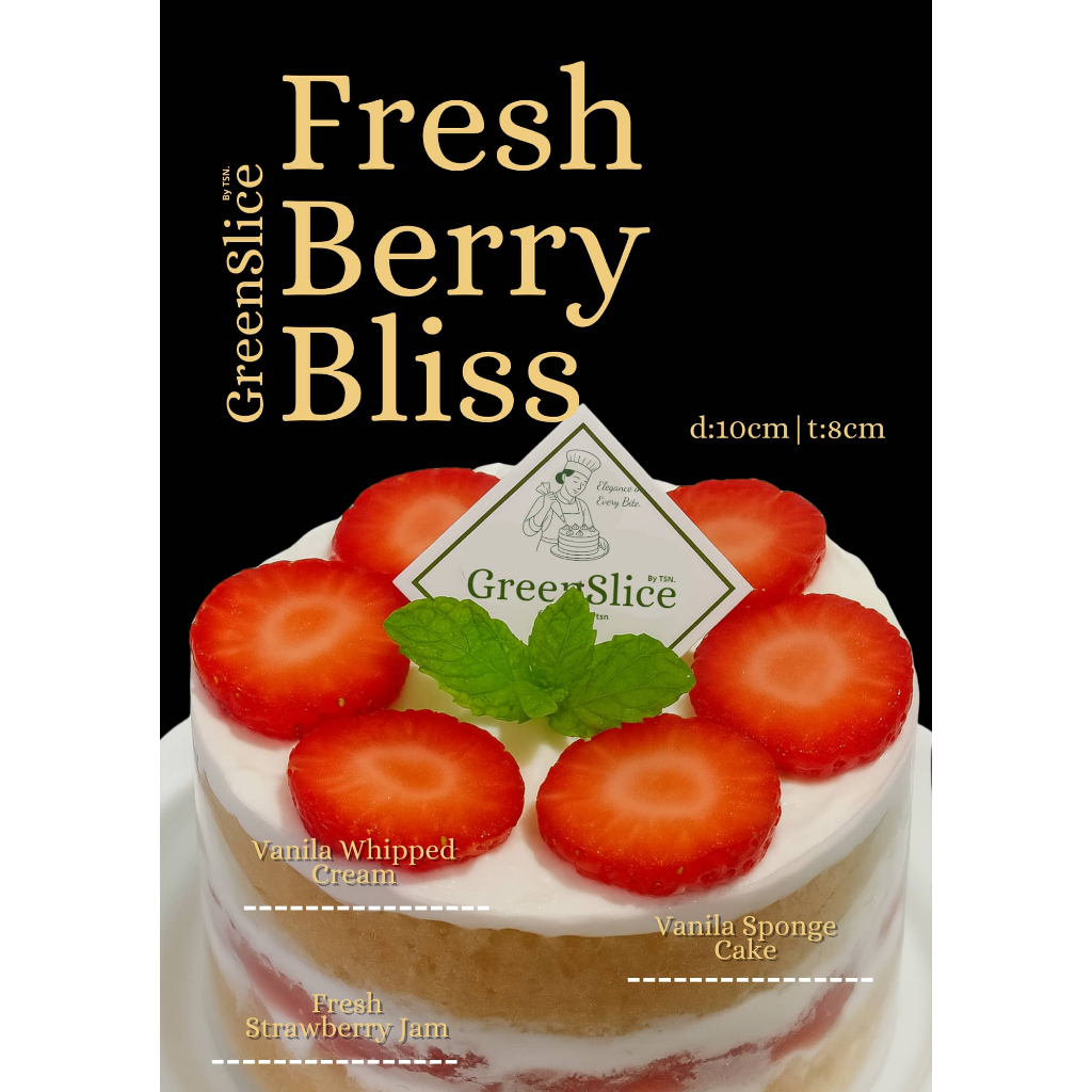 

Fresh Berry Bliss Cake