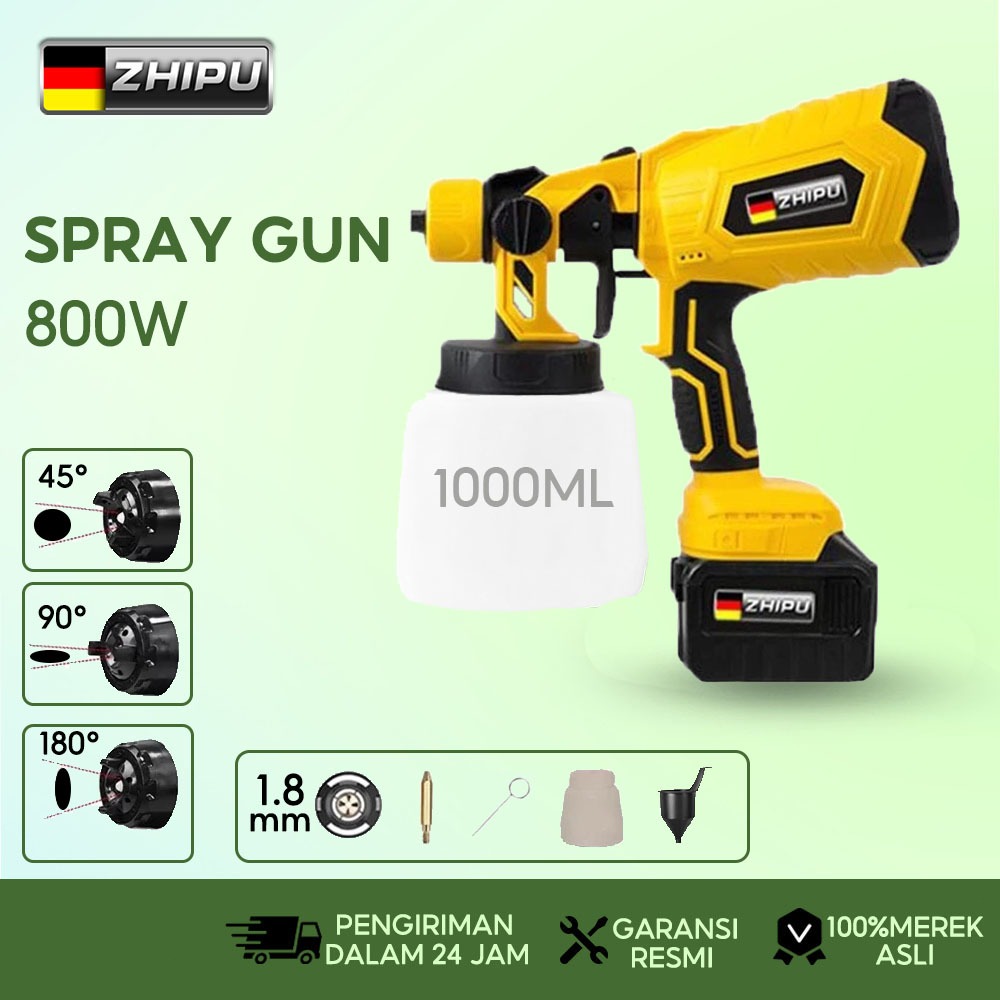 Pistol Semprot Listrik [Motor Tembaga Murni] Mesin Semprot Cat Listrik 1000ML Pistol Semprot Listrik