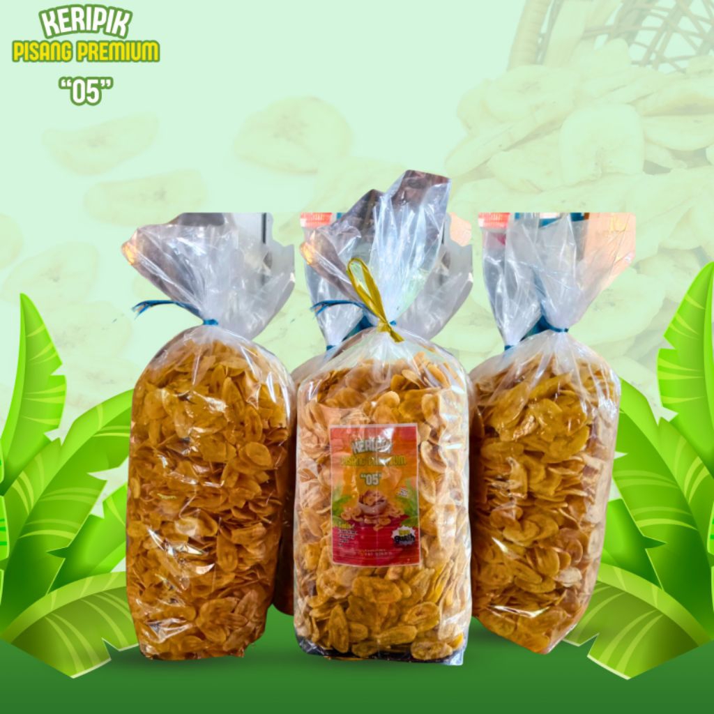 

Keripik pisang premium gurih manis kriuk/Keripik pisang Bawen/keripik pisang 1Kg