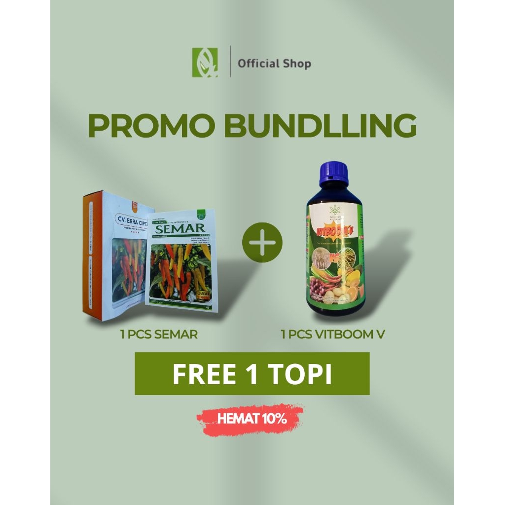 PROMO BUNDLLING | Bibit Cabai Rawit + Nutrisi Tanaman