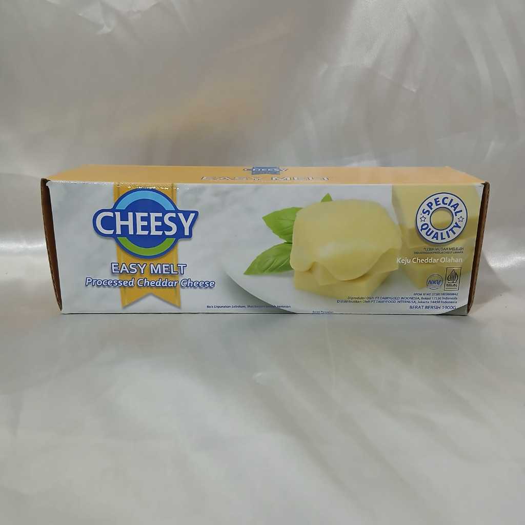 

Keju Cheesy Easy Melt 1900 g – Keju Leleh Siap Pakai, Praktis dan Creamy untuk Berbagai Masakan