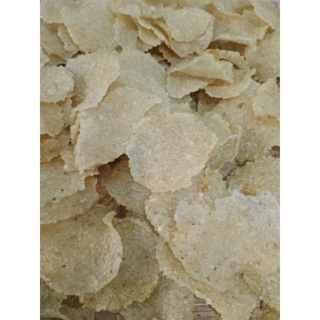 

Krupuk Nasi Gendar Mentah - Homemade Tradisional