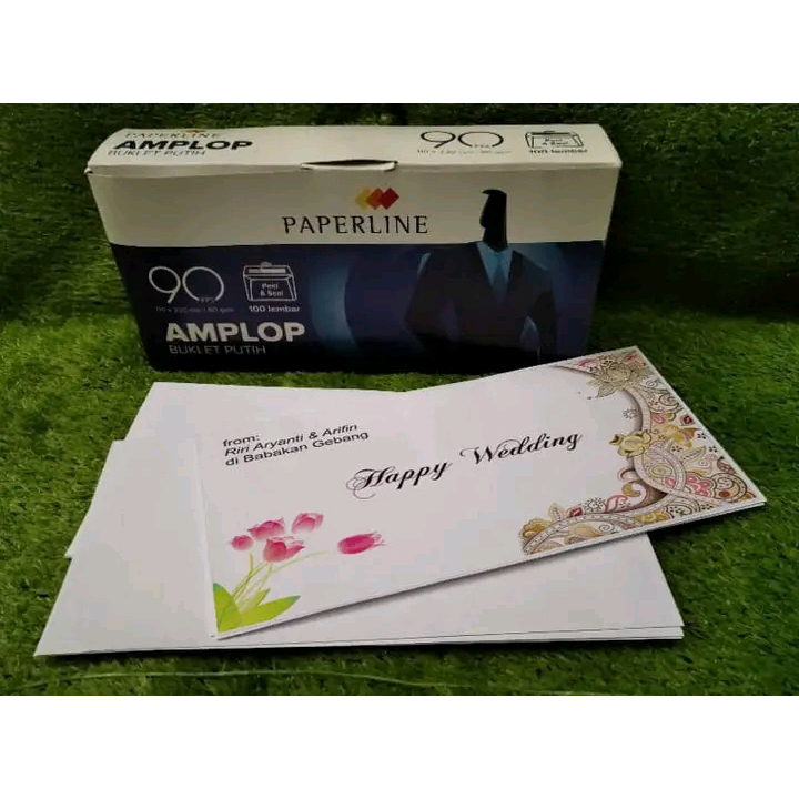 

Amplop custom bisa desain sesuai keinginan, nama sendiri, amplop surat organisasi dll