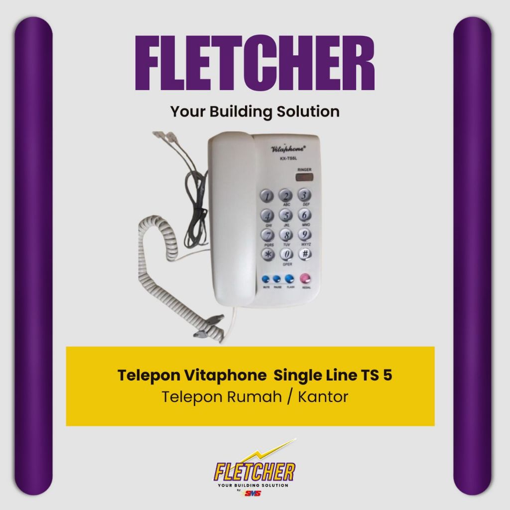 Pesawat Telepon Merk Vitaphone // Telepon  Vitaphone Single Line Telepon Rumah / Kantor