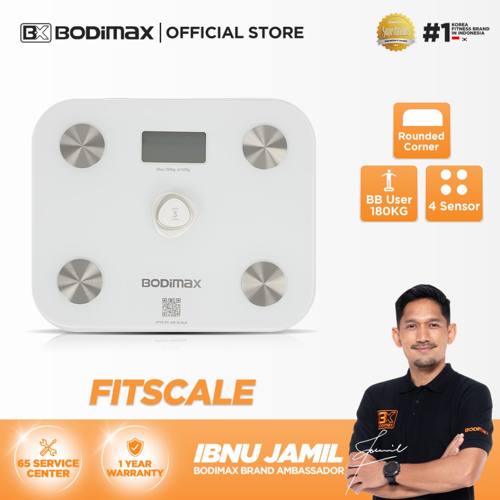 BODIMAX FITSCALE / TIMBANGAN DIGITAL / BMI / BODY FAT