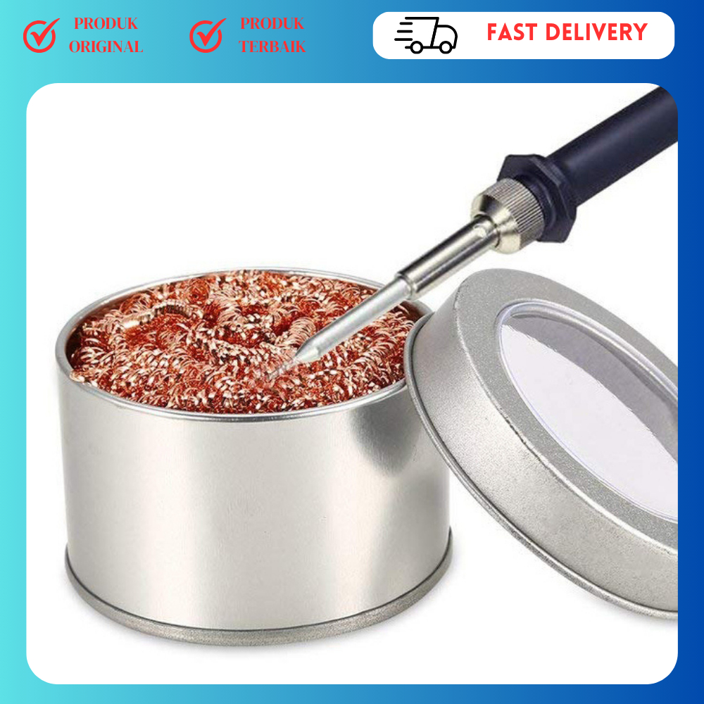 KAWAT PEMBERSIH TIMAH COOPER BALL / KAWAT PEMBERSIH MATA SOLDER / KAWAT PEMBERSIH TIMAH