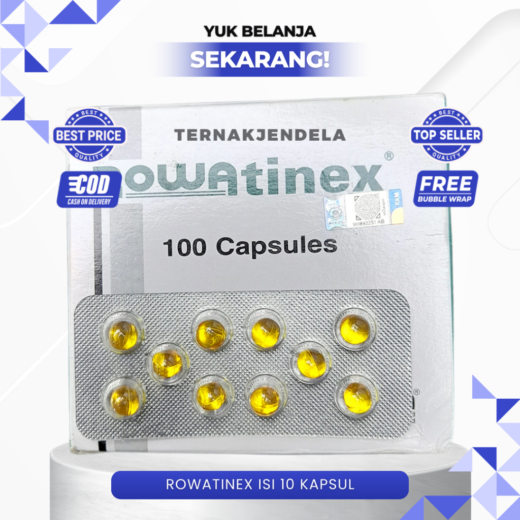 ROWATINEX ISI 10 KAPSUL - Obat Batu Ginjal Untuk Hewan Kesayangan