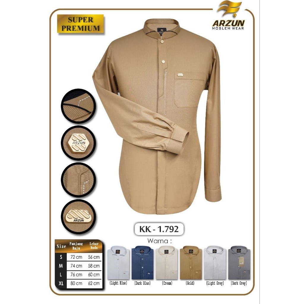 koko arzun koko terlaris koko mewah  lengan panjang