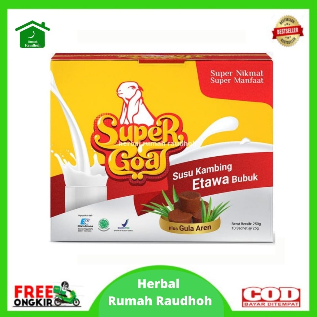 

SUSU KAMBING SUPER GOAT - SUSU KAMBING ETAWA BUBUK PLUS GULA AREN