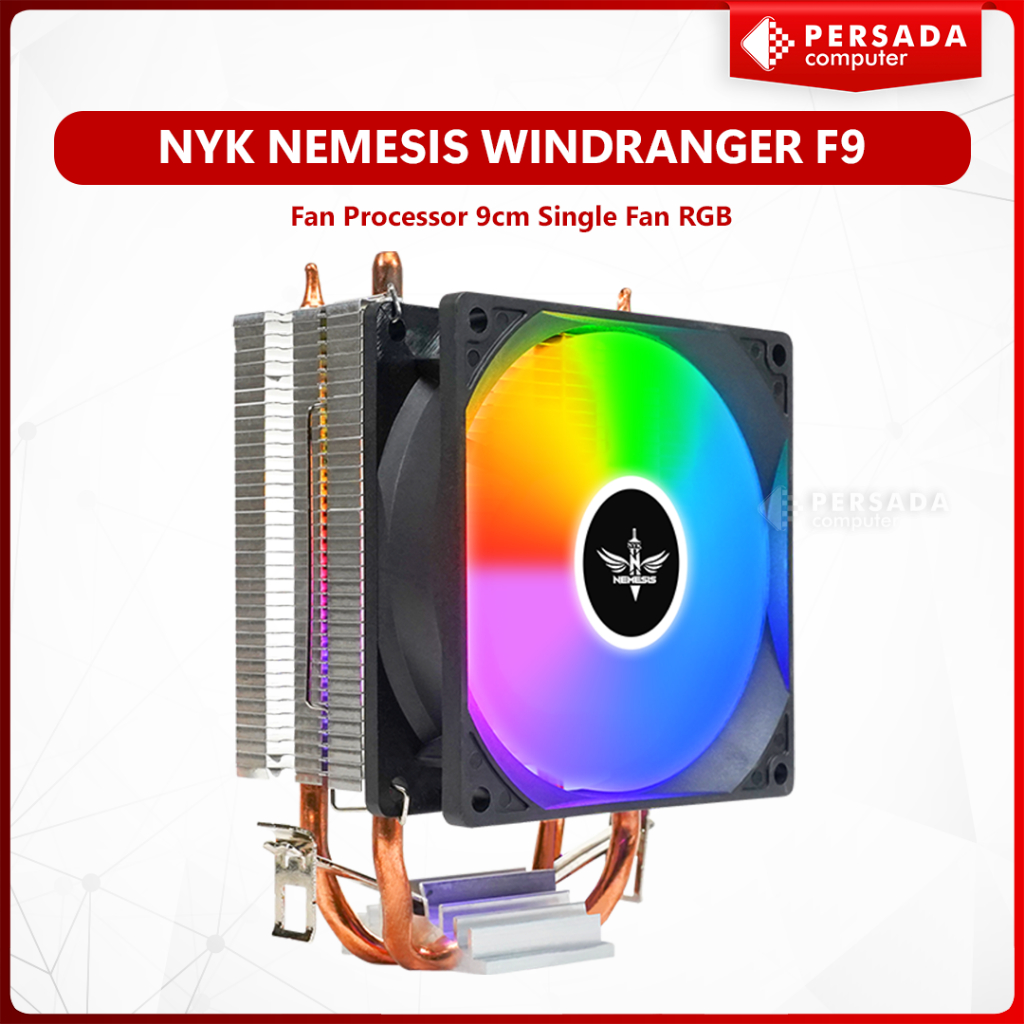 NYK Nemesis Windranger F9 Fan Processor 9cm Single Fan RGB