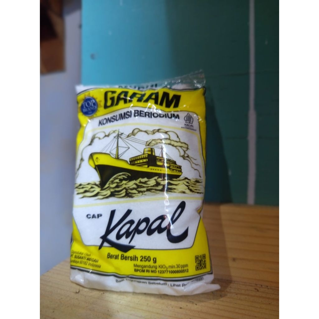 

Garam cap kapal Ready stok garam murah cap kapal