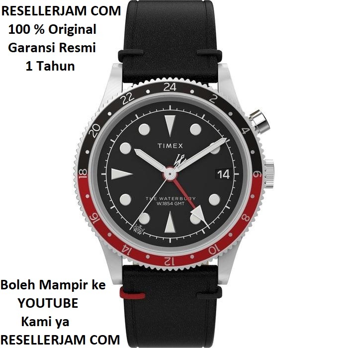 Jam Tangan Timex TW2W22800 Waterbury Traditional GMT Original Garansi Resmi