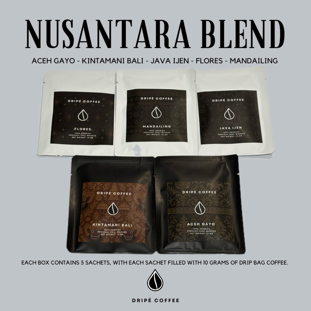 

Nusantara Blend by Dripe Coffee - Drip Bag Coffee