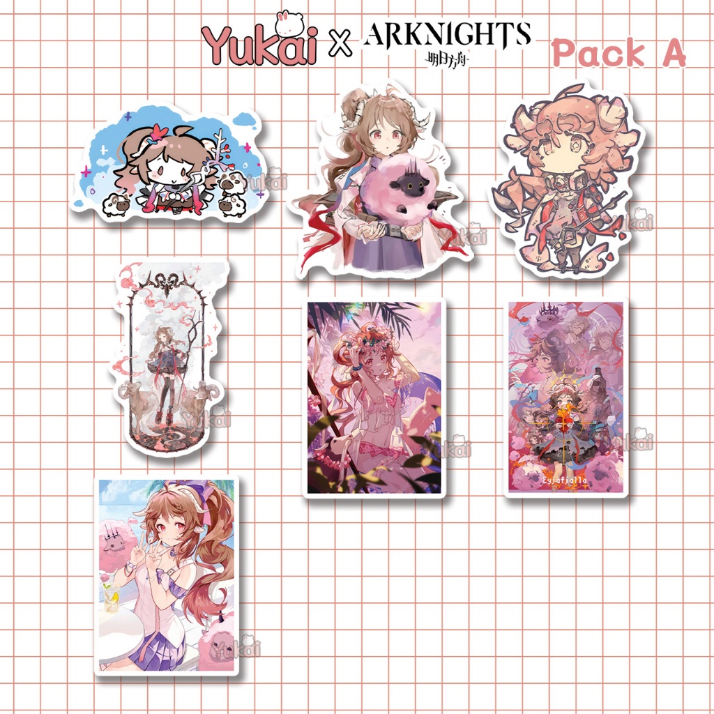 

Stiker Eyjafjalla Arknights Premium - Sticker Pack Anime Waterproof