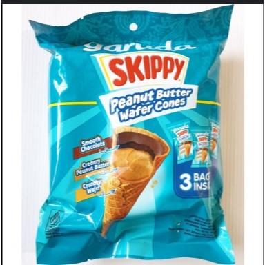 

(The Peaks) Garuda Skippy Peanut Butter Wafer Cones 45gr