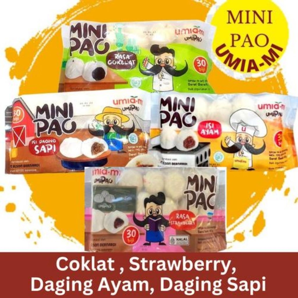 

Mini Pao Umia-mi | Aneka varian Bakpao mini