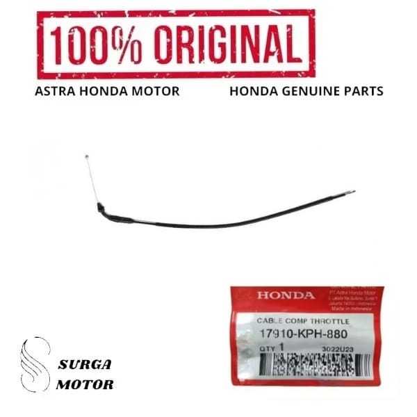 Kabel Gas Motor  Kharisma 17910KPH880 17910-KPH-880 Cable Comp, Throt    HGP