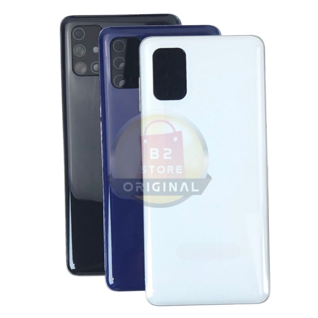 BACK CASING - KESING - HOUSING FOR SAMSUNG M51 M515F BACKDOOR FULLSET + BEZEL