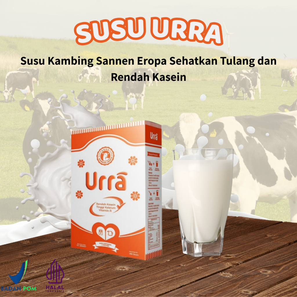 

SUSU KAMBING ASLI - SUSU URRA - SUSU PENAMBAH BERAT BADAN ANAK TANPA EFEK SAMPING - 200g / SUSU URRA PENAMBAH BERAT BADAN ANAK