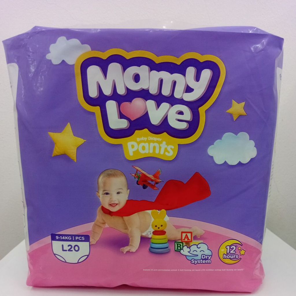 MAMY LOVE - PAMPERS PANTS BABY L 20pcs
