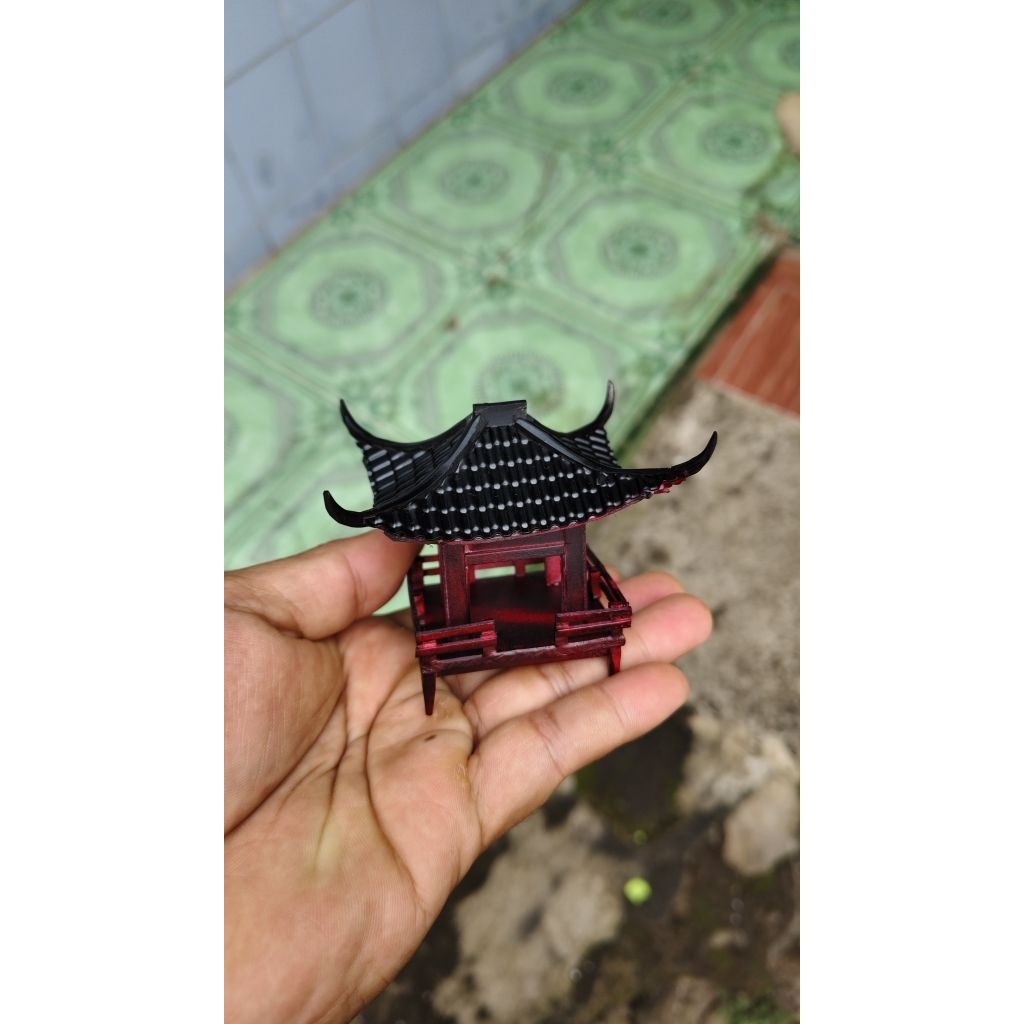 kuil jepang miniatur / mini gajebo