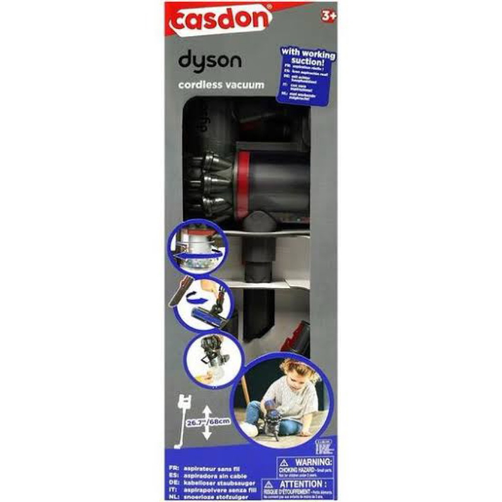 Dyson Casdon Cordless Vacuum - Mainan Edukasi Kebersihan Anak