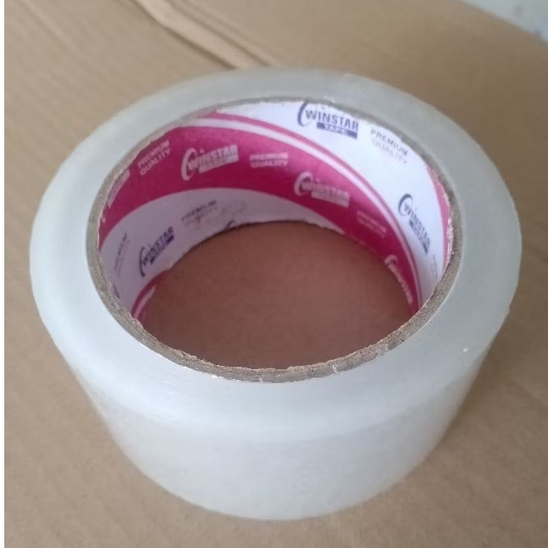 

(1 biji) Lakban Bening, Coklat 45mm x 90 yard Winstar