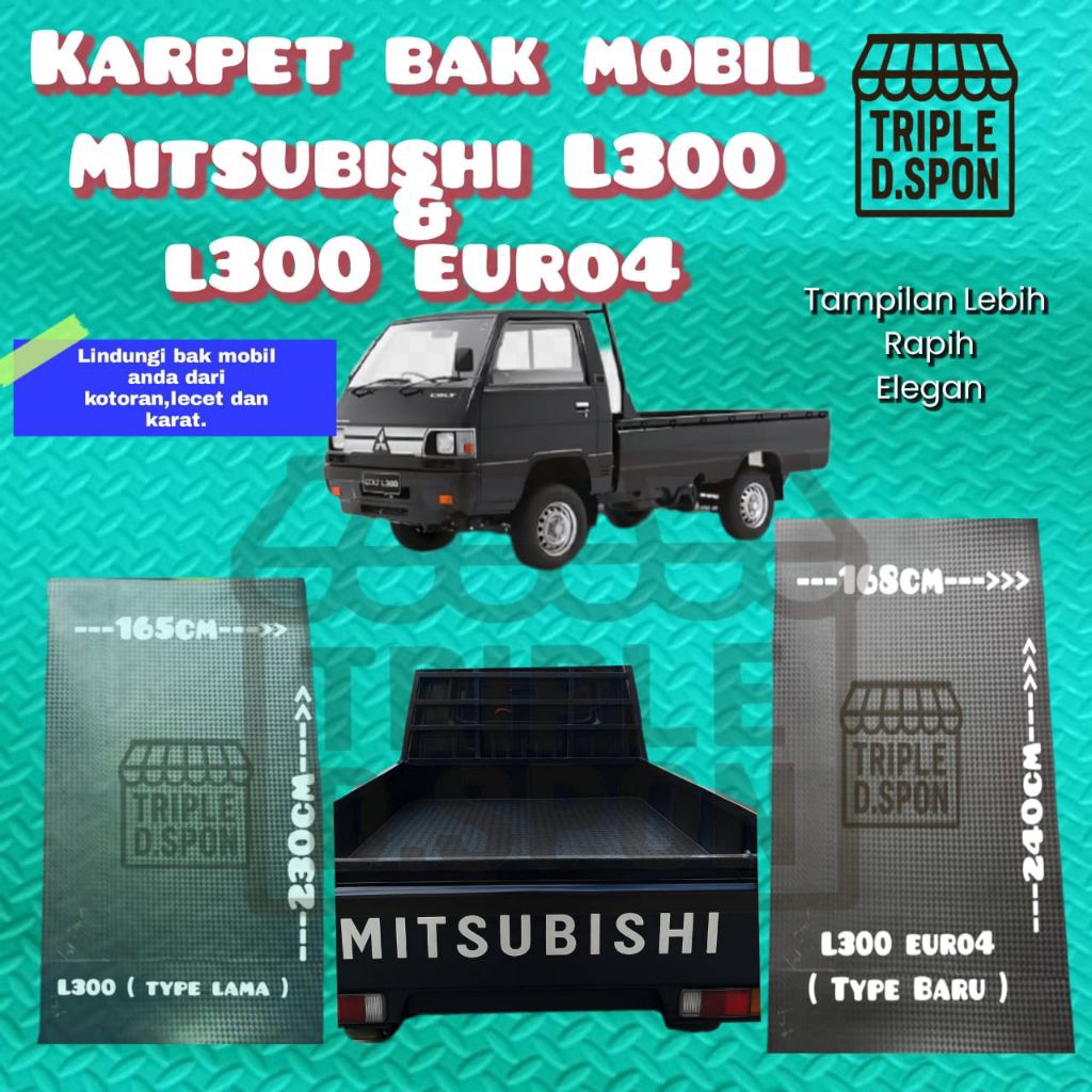 Karpet Alas Mobil Bak Mitsubishi L300 & L300 EURO4 Pickup