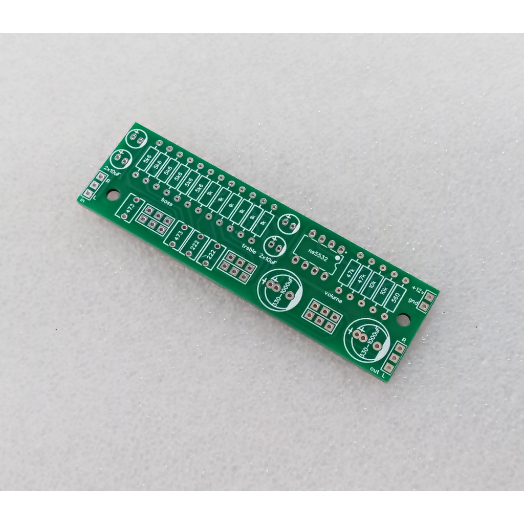 PCB ne5532 Stereo Tone Control