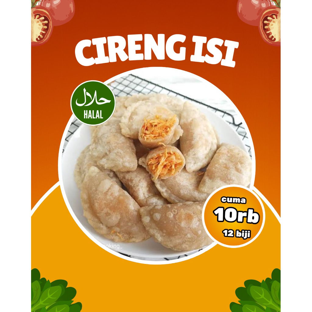 

cireng isi ayam suir pedas (12pcs)