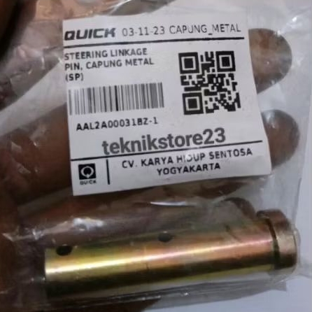 STEERING LINGKAGE PIN QUICK TRAKTOR CAPUNG METAL / PIN / AS / KUPLING TRAKTOR CAPUNG METAL ORIGINAL